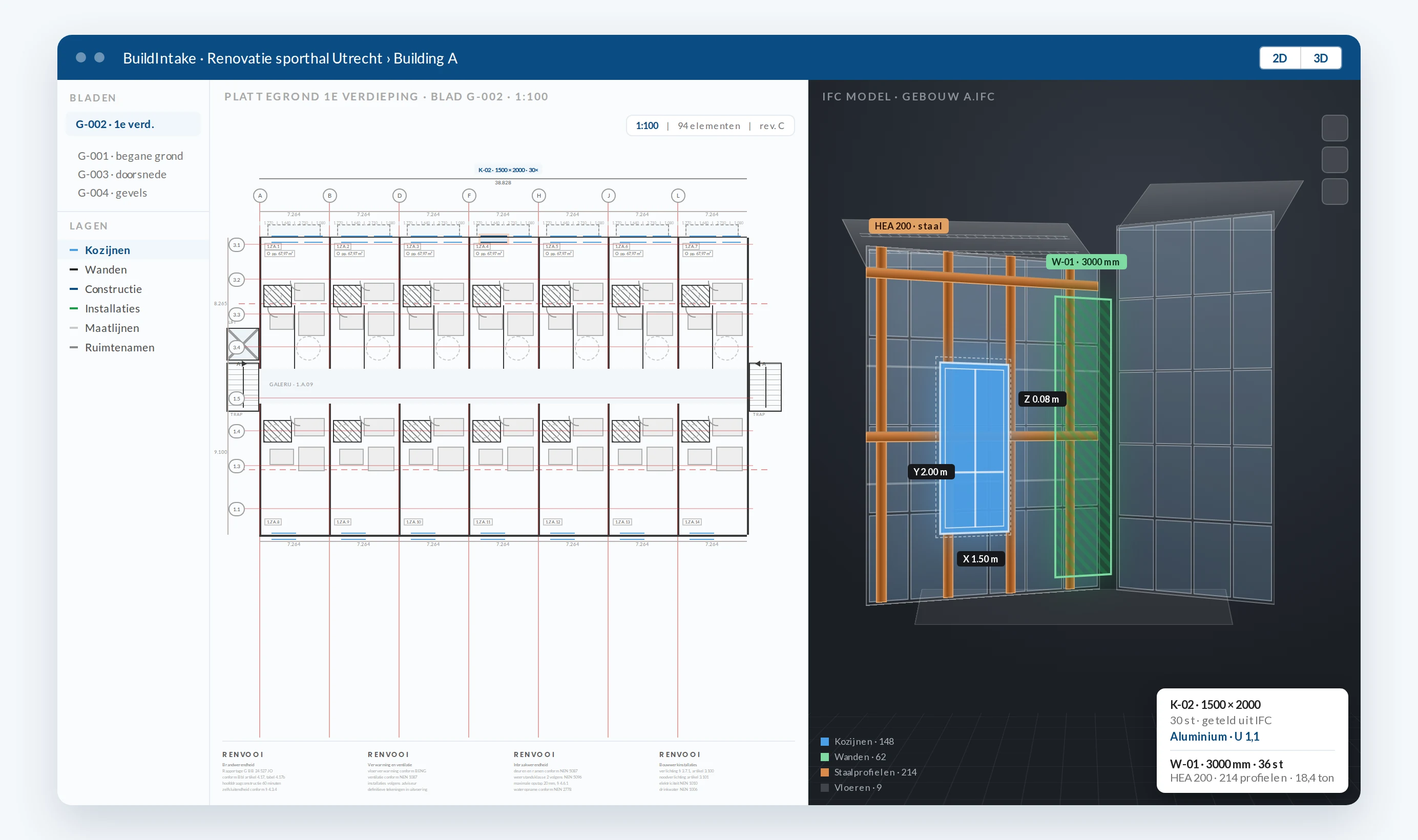 BuildIntake 2D & 3D