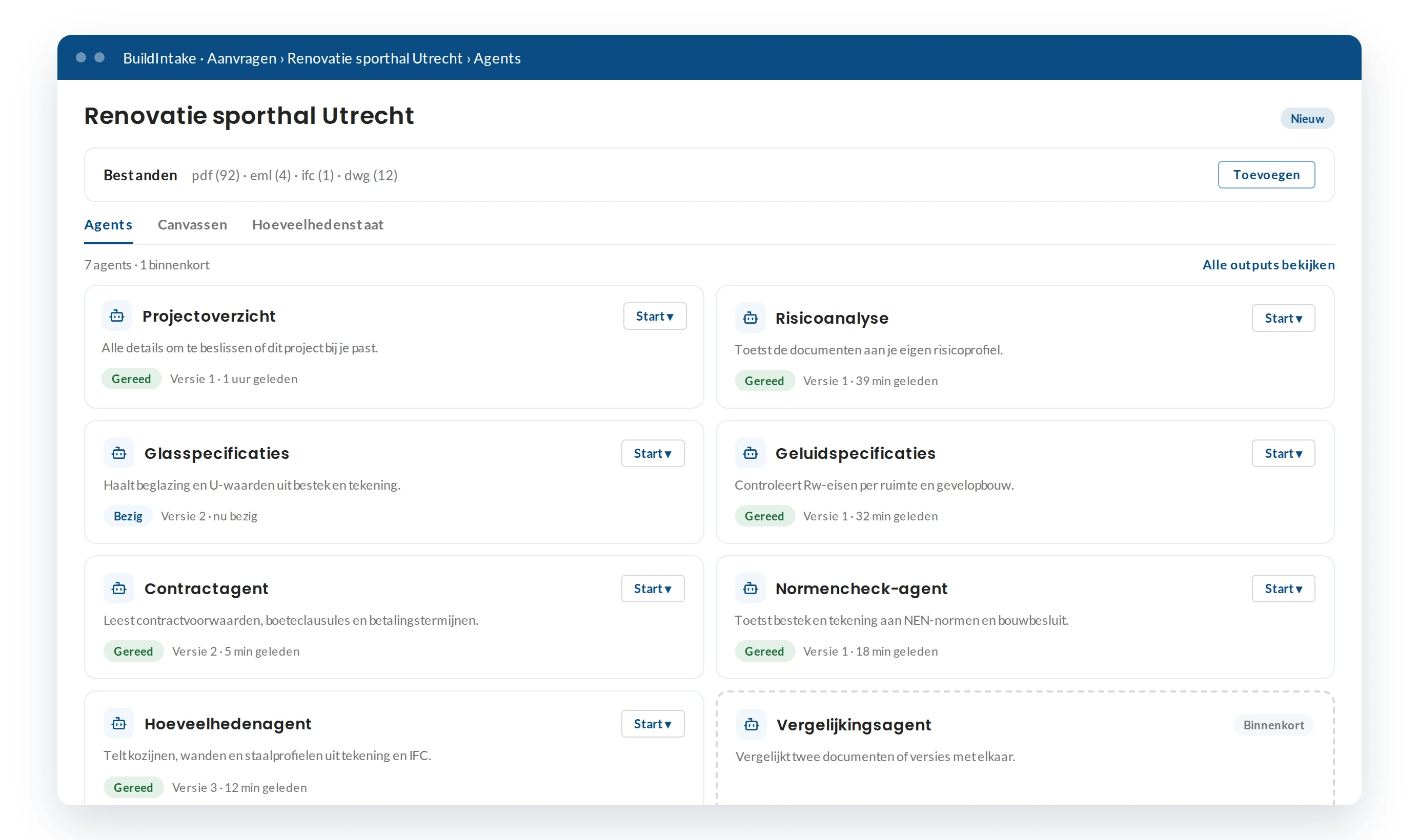 BuildIntake — Agents