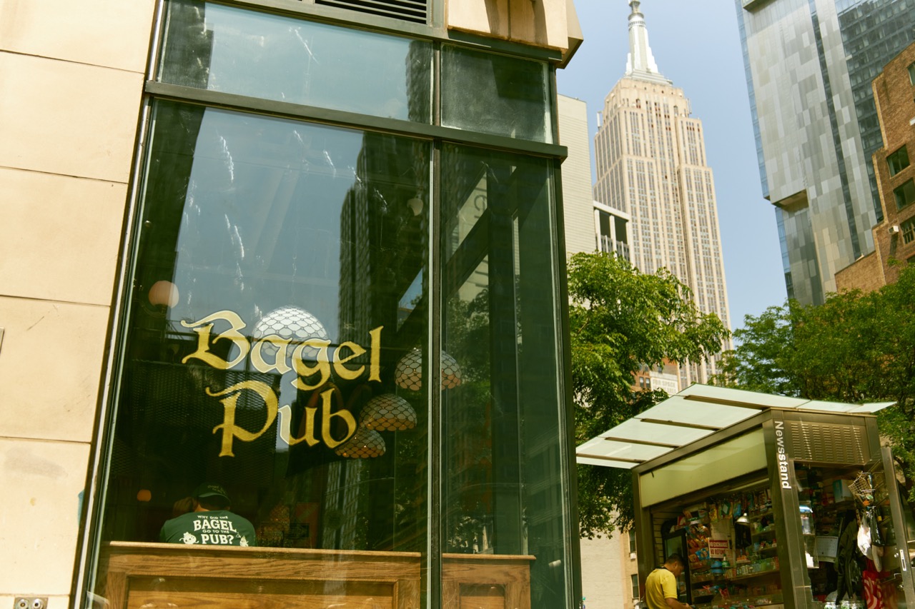 an entrance photo of the Bagel Pub at NoMad, Manhattan, New York