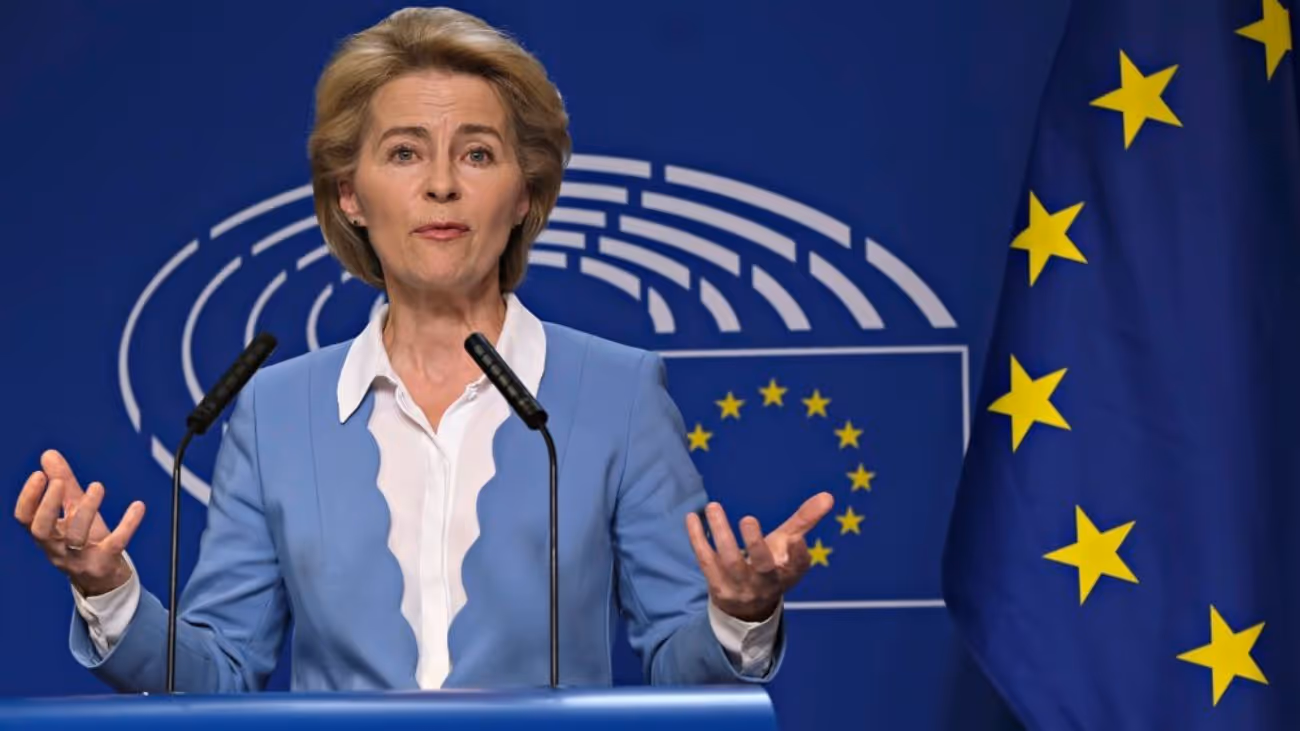 Foto van Ursula von der Leyen