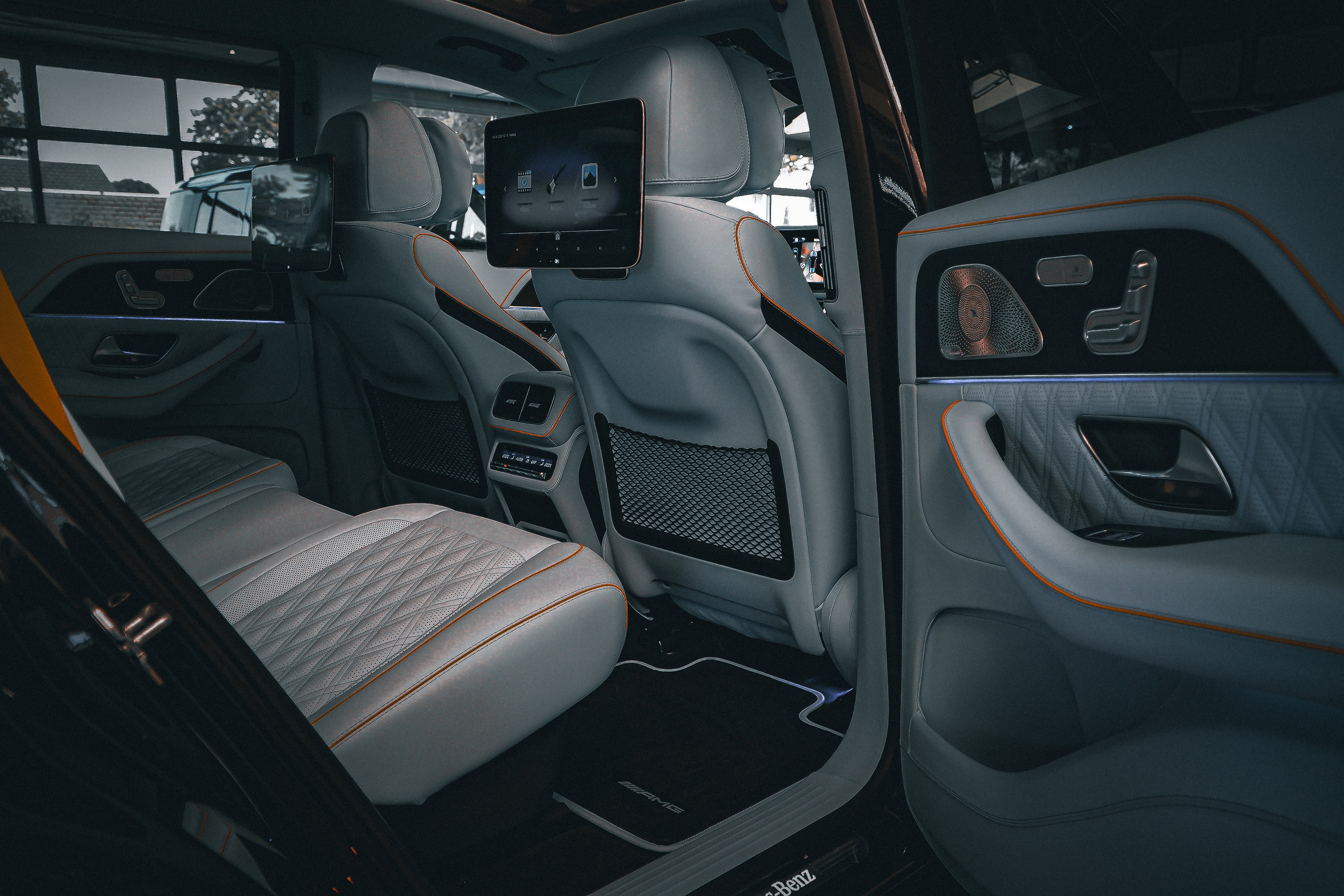 image of the back seats of a car