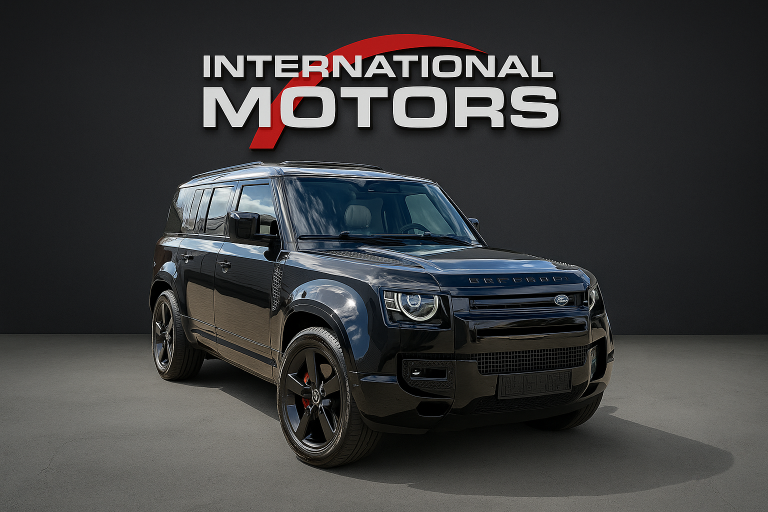 image of vehicle lineup (for an auto dealership)