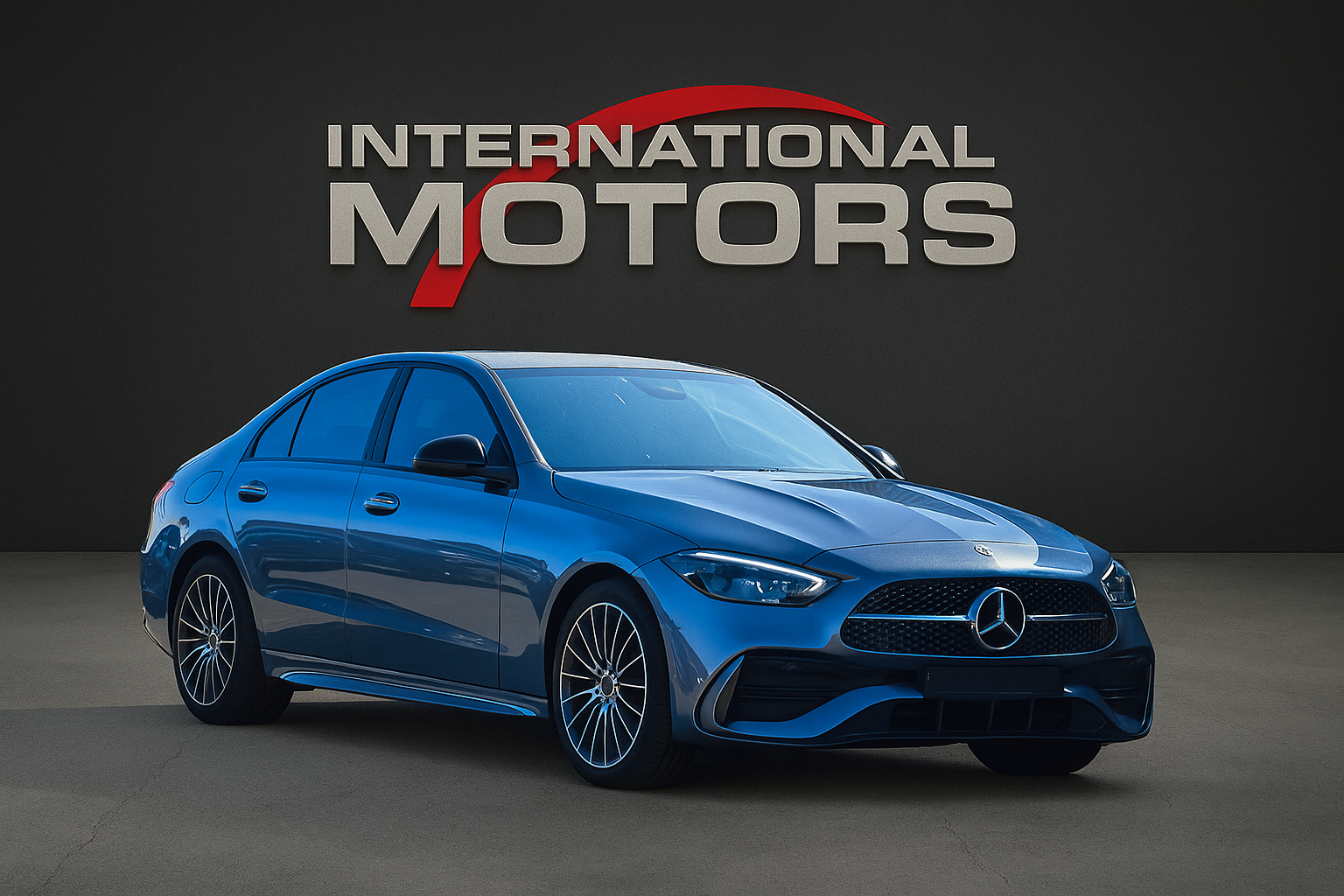 image of vehicle lineup (for an auto dealership)