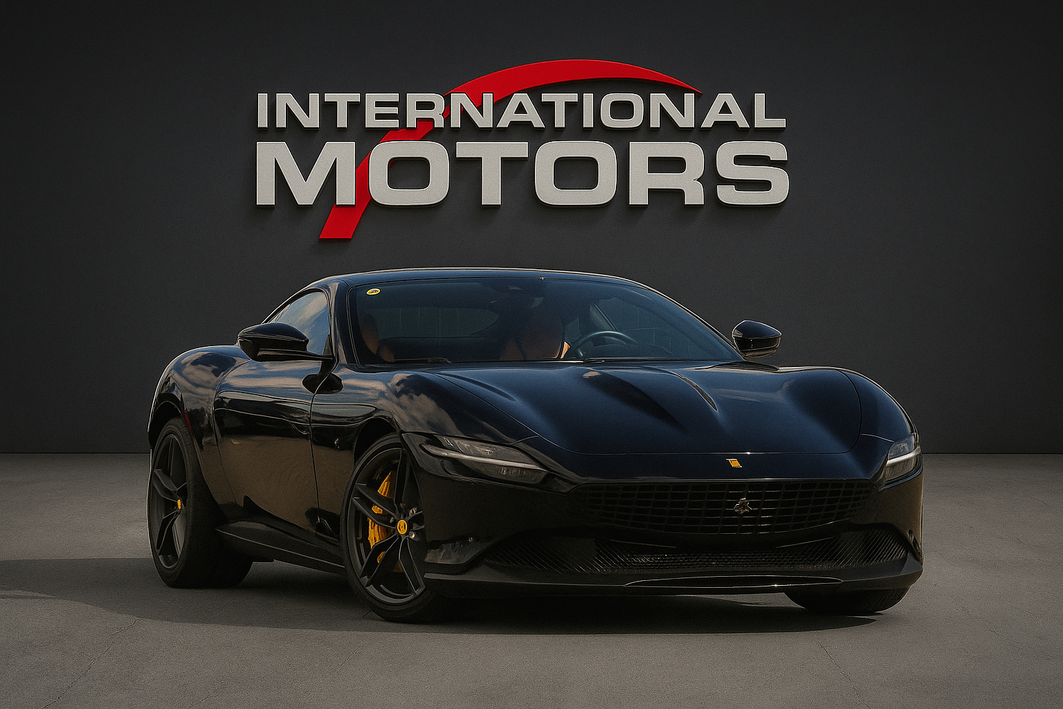 image of vehicle lineup (for an auto dealership)