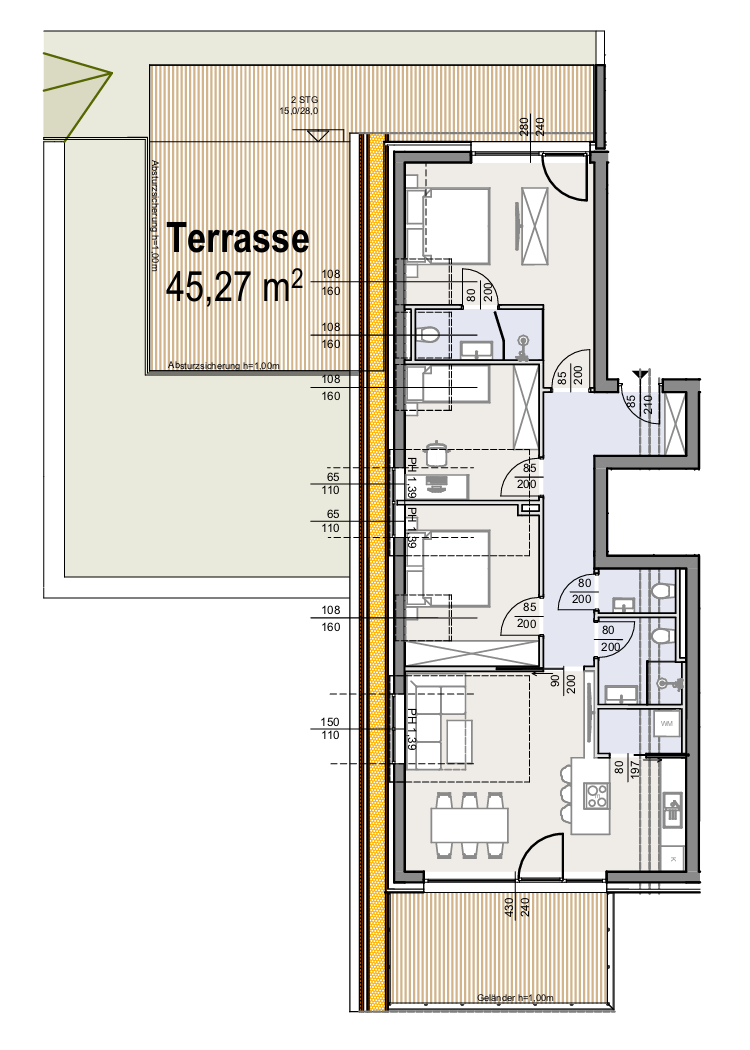 Terasse - Übersicht