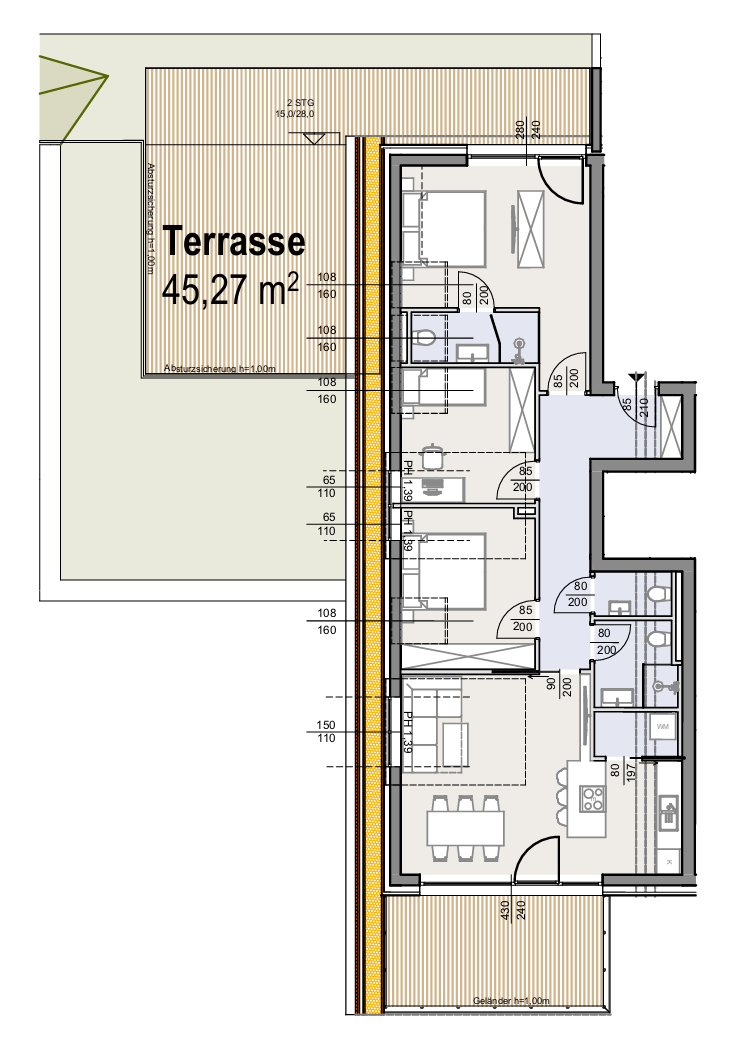 Terrasse - Übersicht