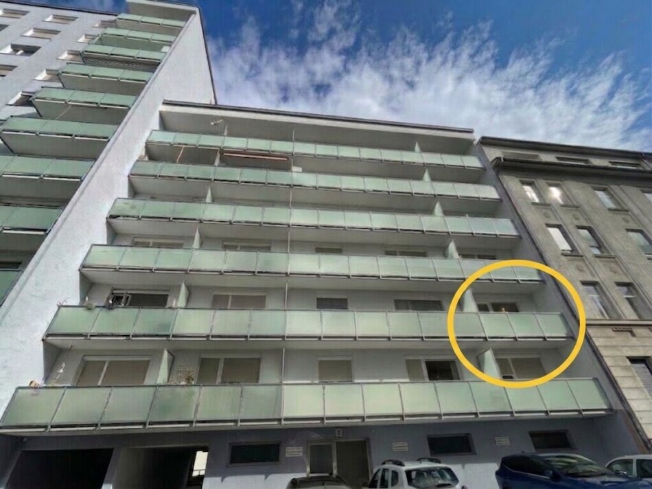 GRAZ - Geidorf: Große Küche + Wohn/Schlafzimmer auf 40m² + 5m² Balkon, für Studenten oder Anleger