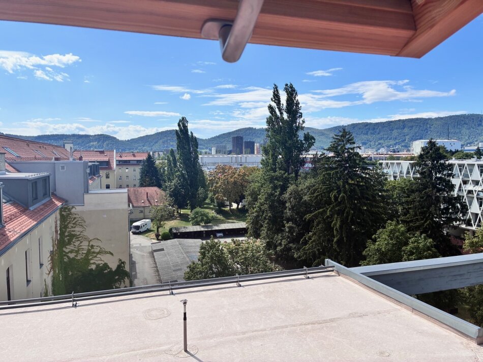Graz-Nähe Citypark: Geförderte 3-Zimmer-Wohnung mit Dachterrasse in zentraler Lage!