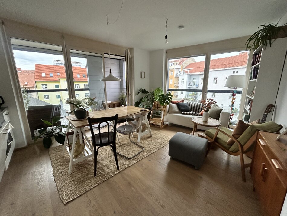 Unbefristet, Zentral & Modern: Stilvolle 2-Zimmer-Wohnung mit Loggia im Herzen von Graz