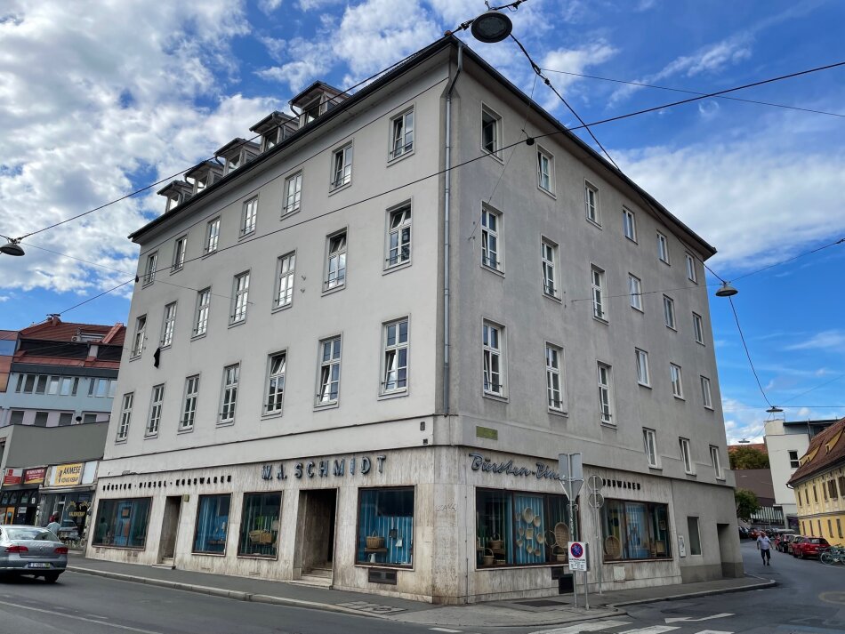 Graz-Zentrum: Ideal geschnitten und renditestark: Perfekte 2-Zimmer-Wohnung für Anleger und Endverbraucher! 3.OG Top 20 BJ 1841
