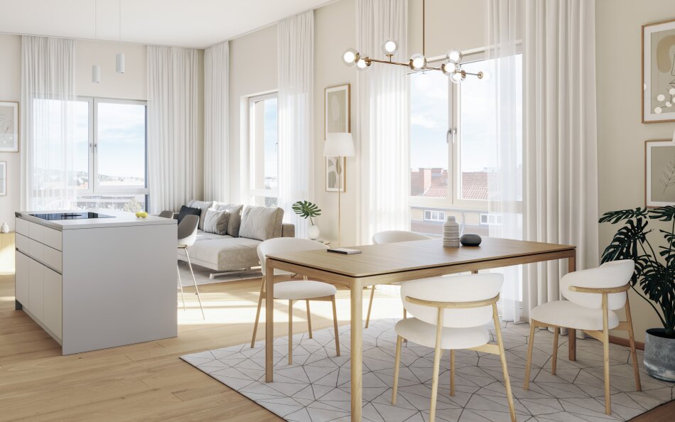 Weiz: Erstklassiges Penthaus mit Panoramaterrassen in zentraler Lage – 2 Terrassen, 4 Zimmer, Top-Ausstattung.