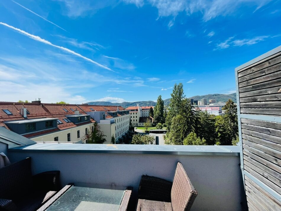 Graz-Nähe Citypark: Geförderte 3-Zimmer-Wohnung mit Dachterrasse in zentraler Lage!
