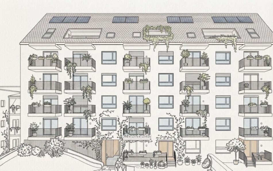 GRAZ - Gries: 37m² Top Erstbezug mit 1 Schlafzimmern - EIGENTUM statt Mieten !! oder für Anlegerwohnung