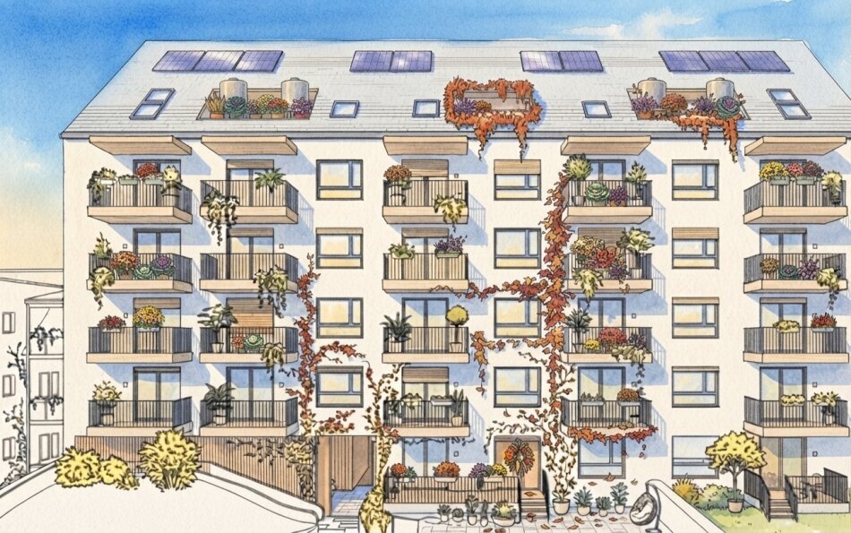 GRAZ - Gries: 74m² Top Erstbezug im 1.OG + Balkon - EIGENTUM statt Mieten !! oder als Ihre persönliche Anlegerwohnung