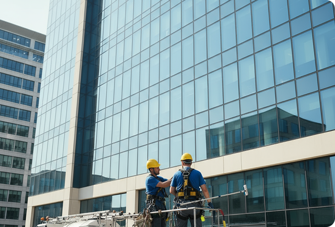 Window cleaning service icon
