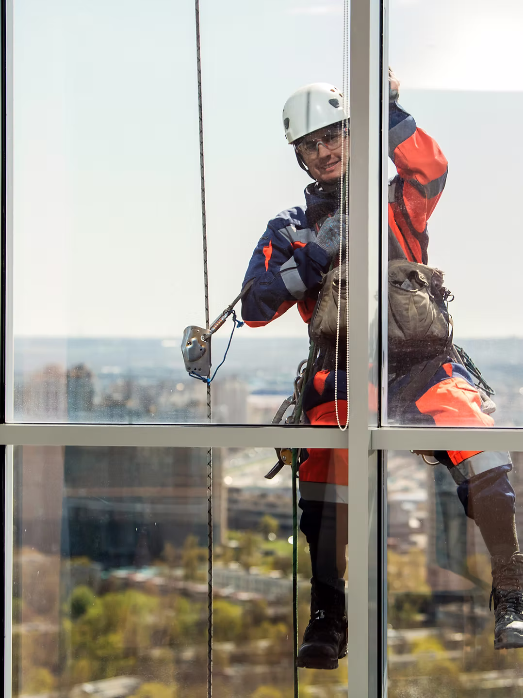 Window cleaning service icon