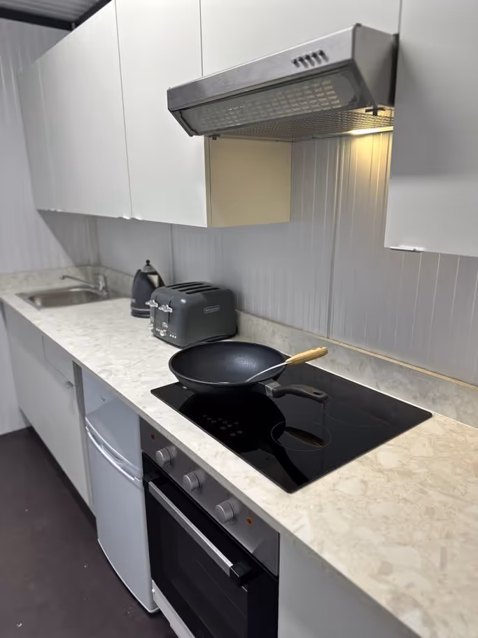 TRU Modular Kitchen Hob and worktop
