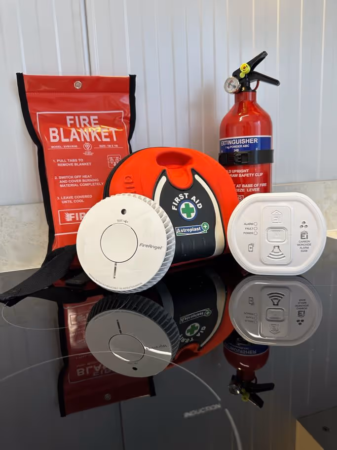 TRU Fire Safety Equipment inside all Modular Units