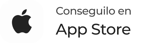 Logotipo de Apple junto al texto 'Consíguelo en App Store'.