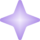 Ícono lila de estrella de cuatro puntas.
