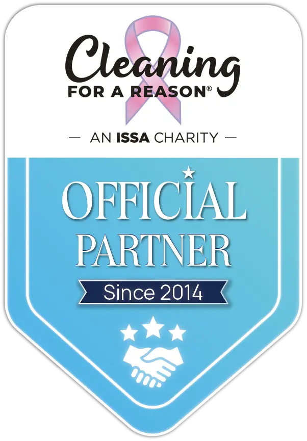 cleaning for a reason official partner badge