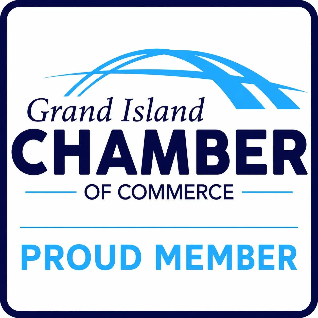 grand island chamber of commerce member badge