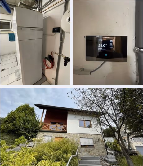 Heizungsmodernisierung mit Wärmepumpe im Einfamilienhaus von 1998 in Wilnsdorf