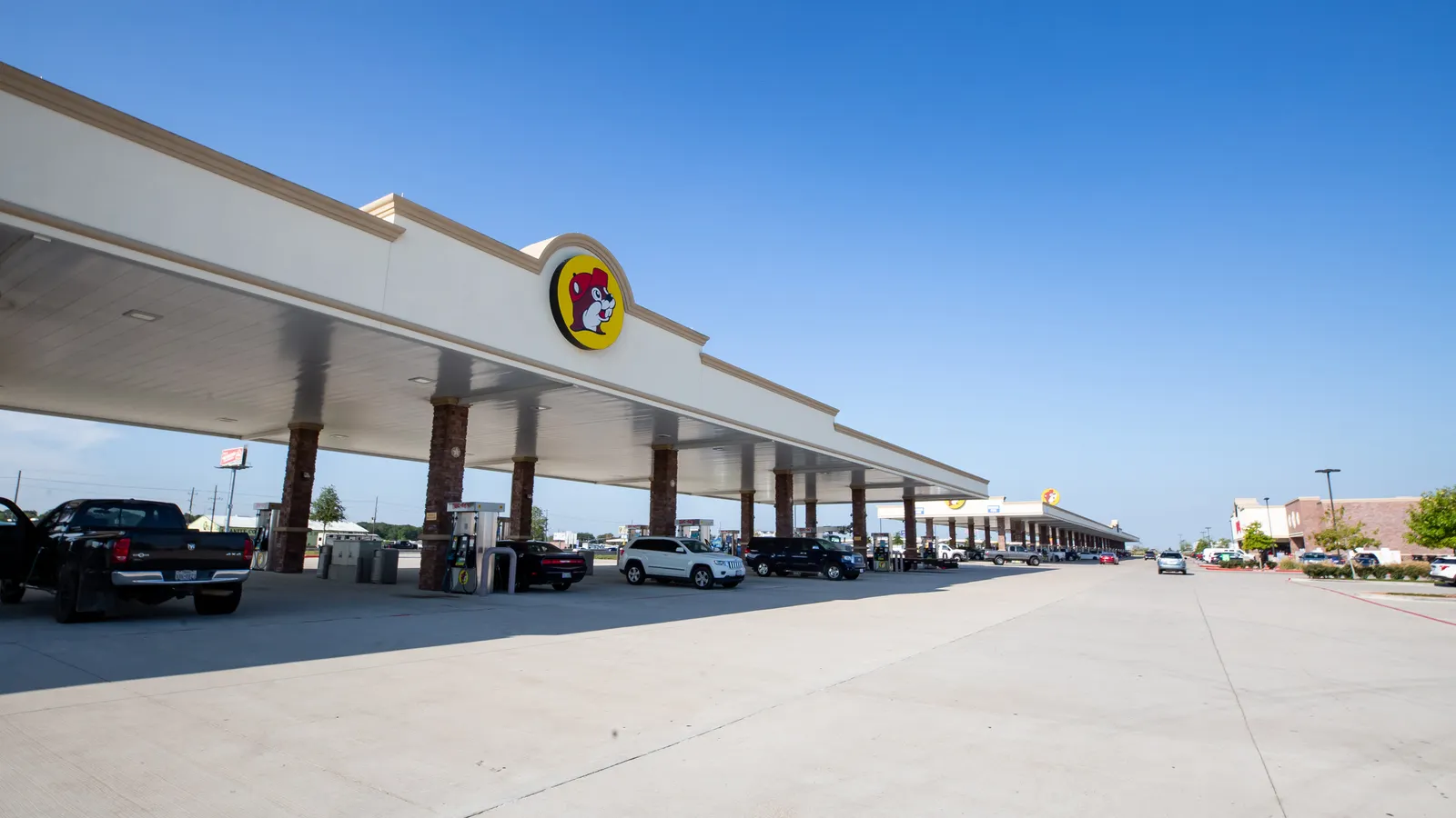 Fuel canopy construction project by Stewart Richey Contracting Group
