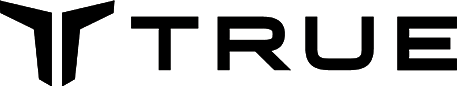 TRUE company logo in black and white.