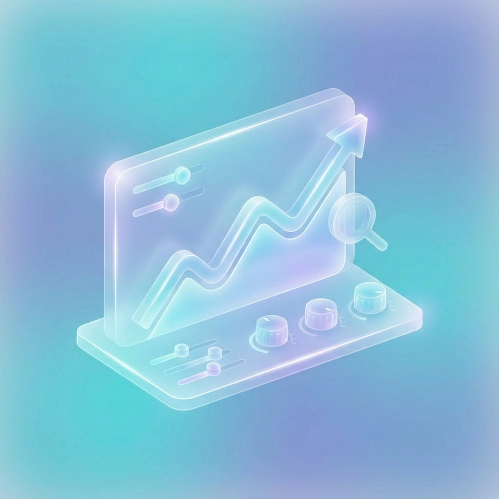 Growth and optimization step icon