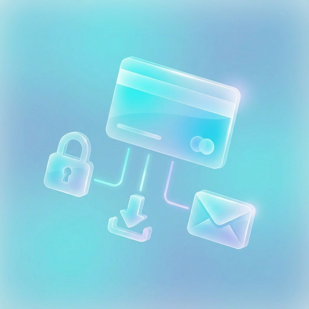 Payment and delivery setup step icon