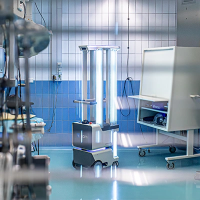 UV-C desinfectie met Robot Sam