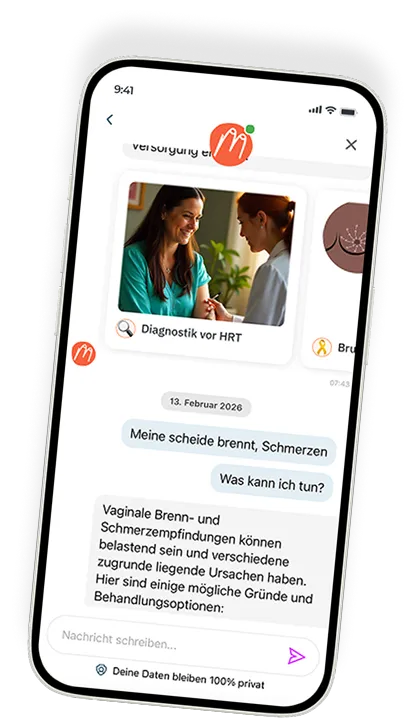 Wechseljahre Verstehen - hermaid App Screen