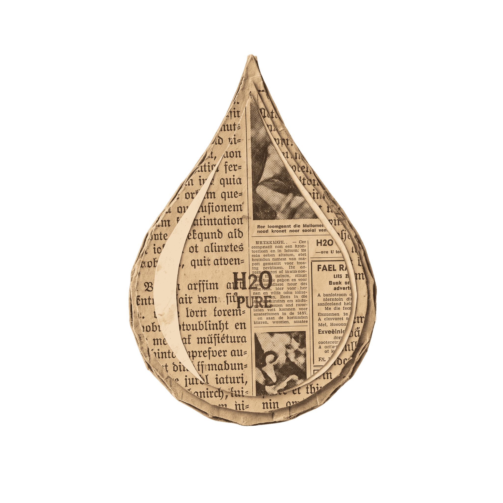 waterdrop newspaper