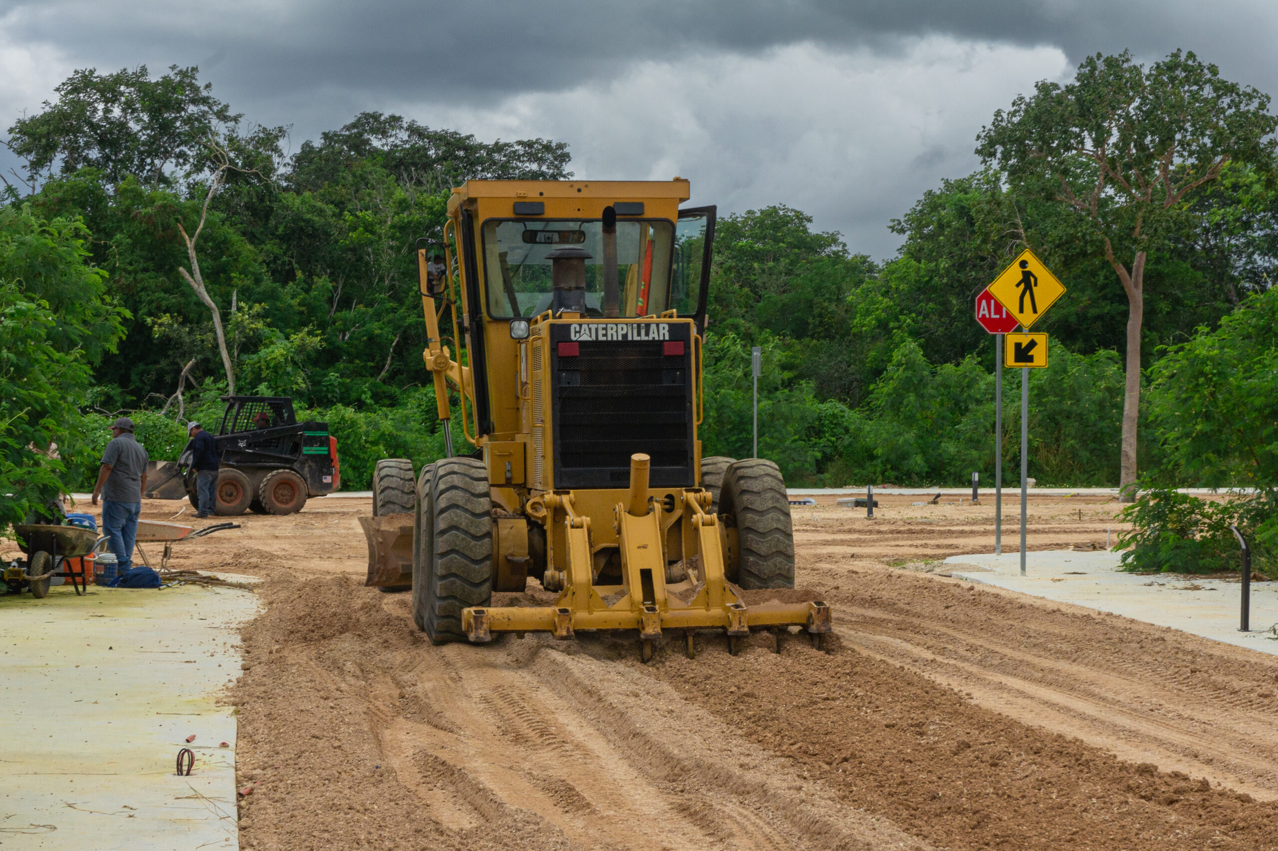 maquina para preparar la estabilización de suelos