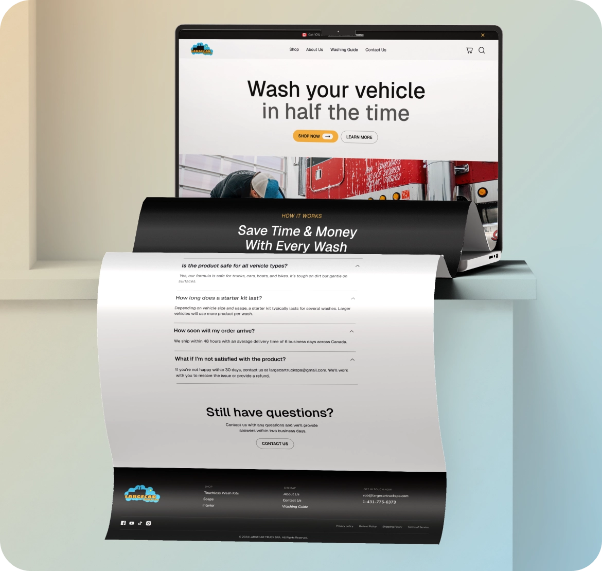 Large Car Truck Spa image 3