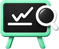 Marketing analytics icon