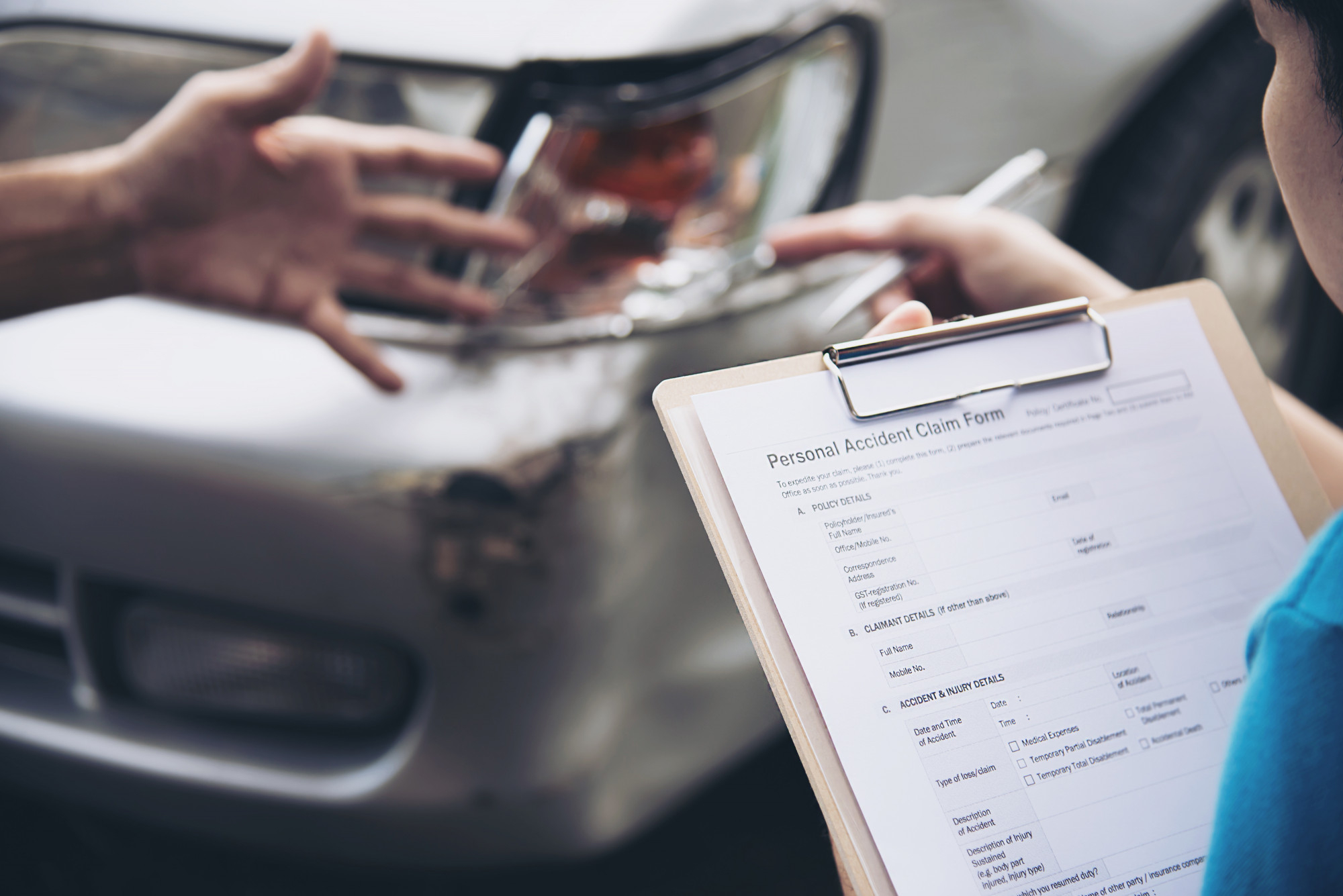 Perizia RC Auto su un autoveicolo