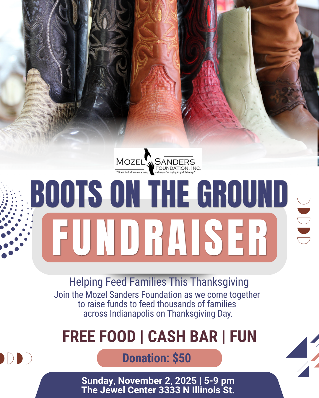 Boots on The GroundFundraiserThe Jewel Center