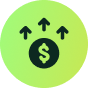 Money increase icon