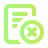 Cancel paper icon