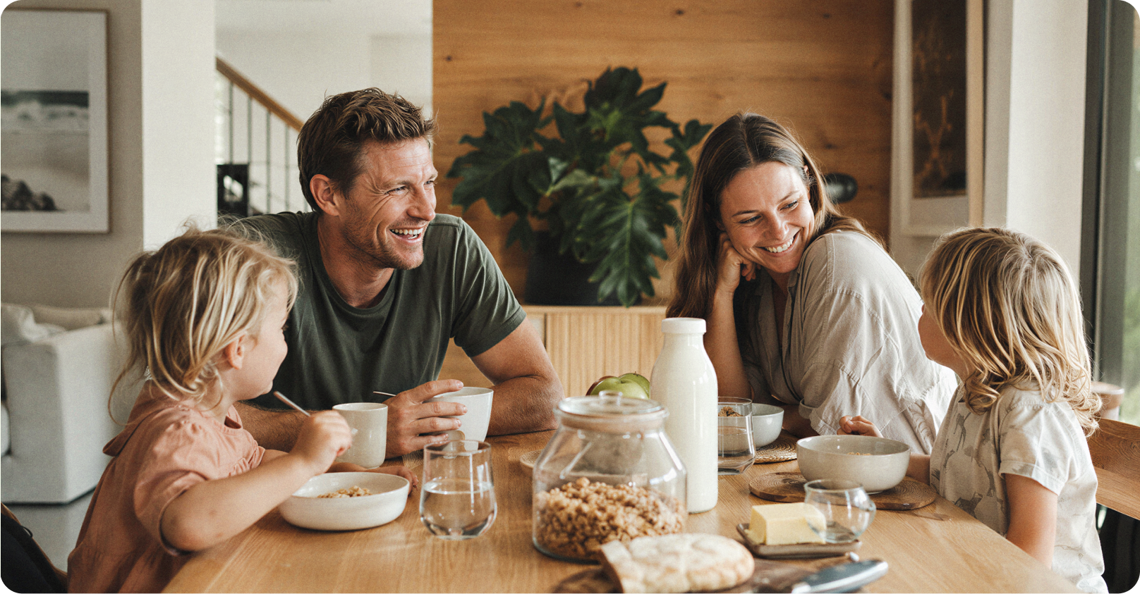 Family enjoying time together