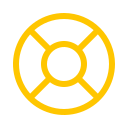 Decision support lifebuoy icon
