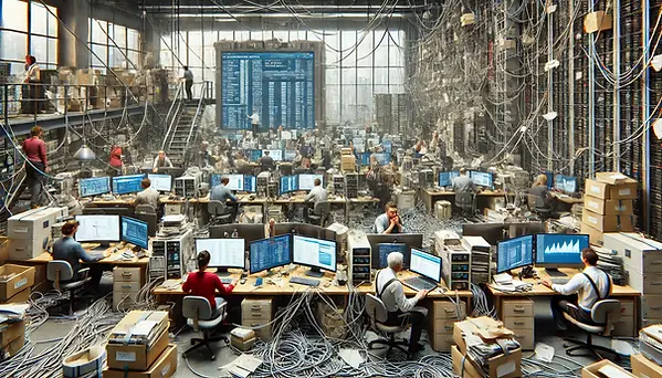 Bad data architecture in Supply Chain. 