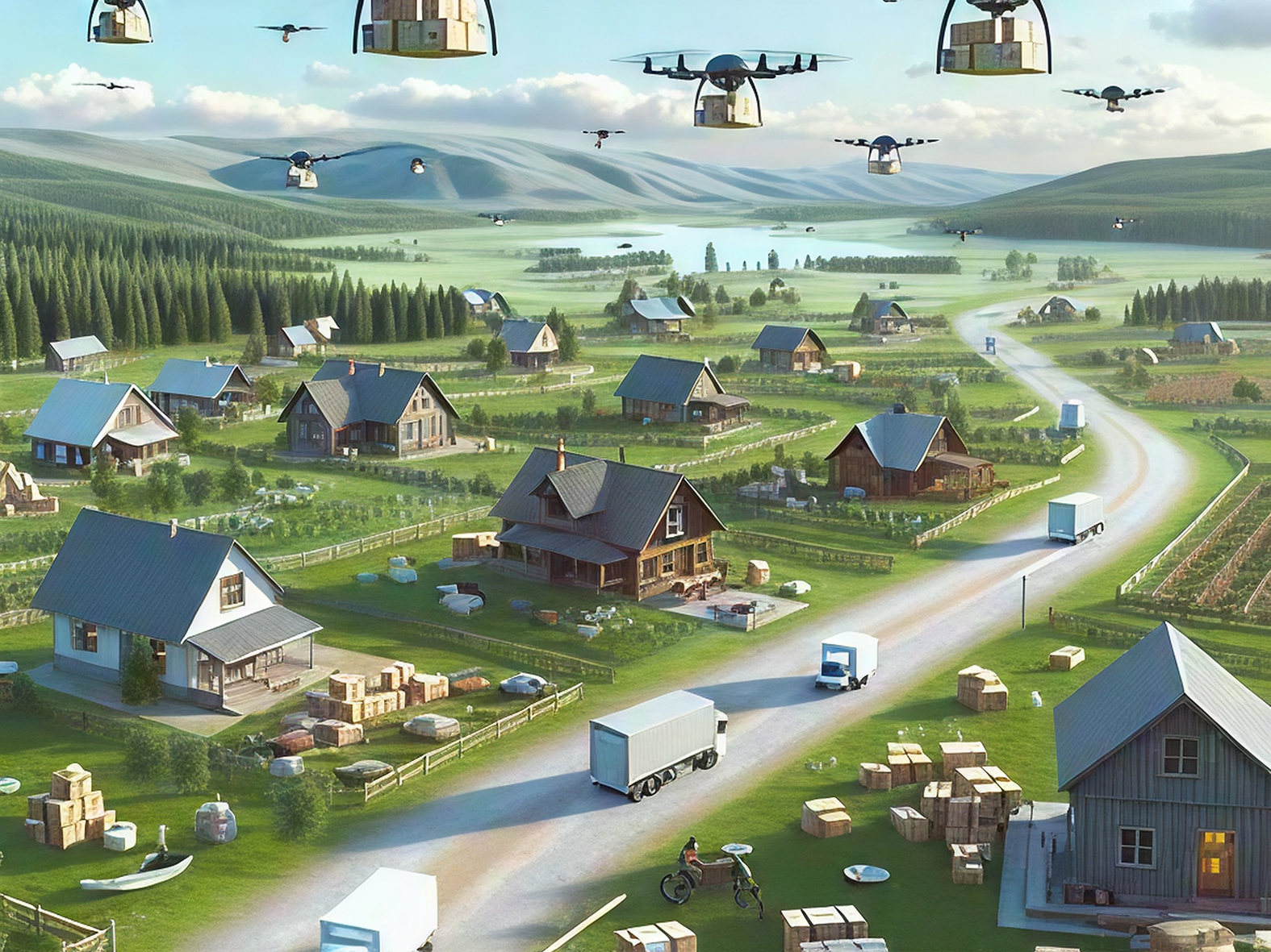 Cover image for blog post: From Hub to Home: The Potential of Last Mile Drone Delivery