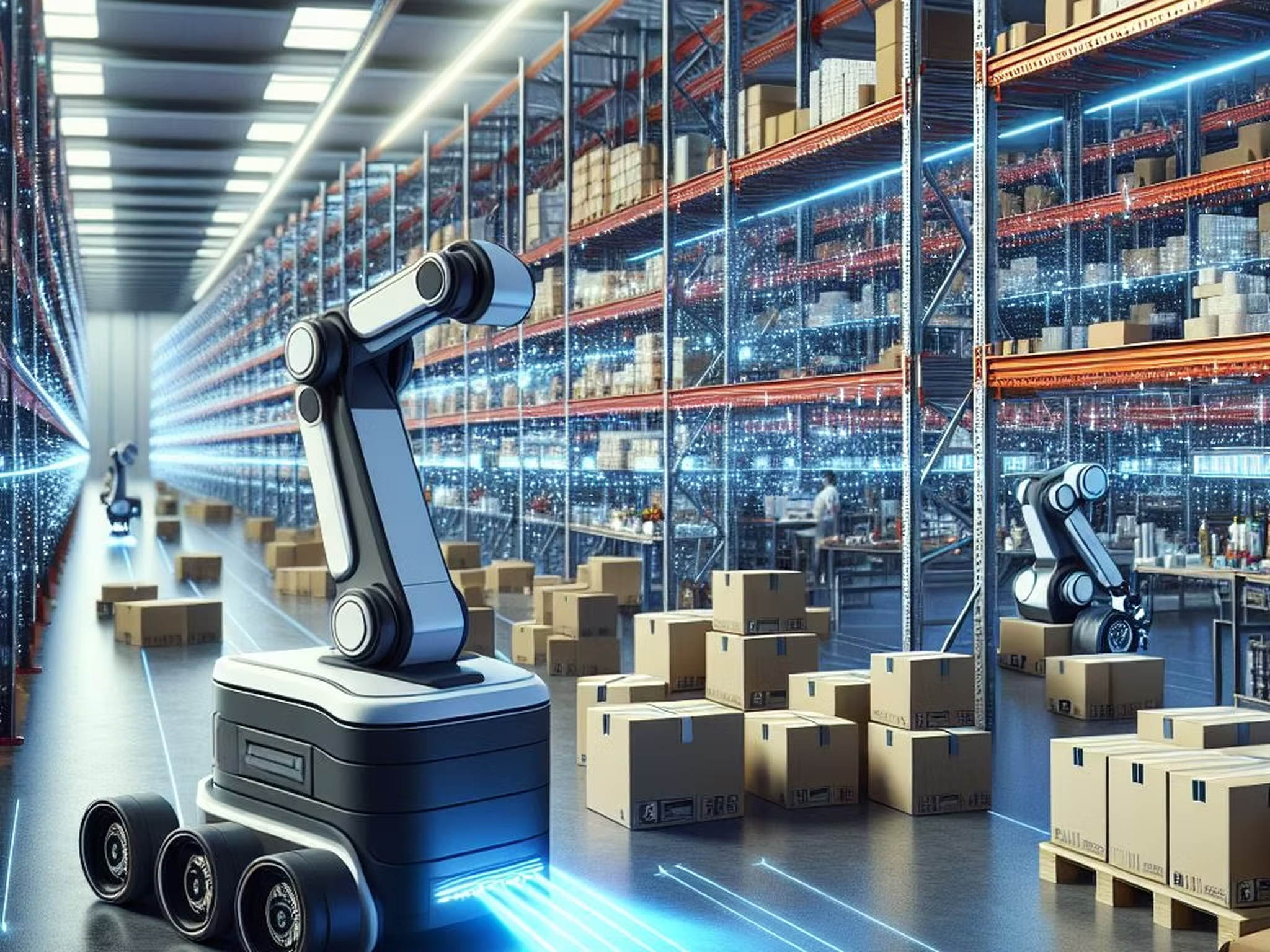 Cover image for blog post: Warehouse Robotics! Transforming the Supply Chain.