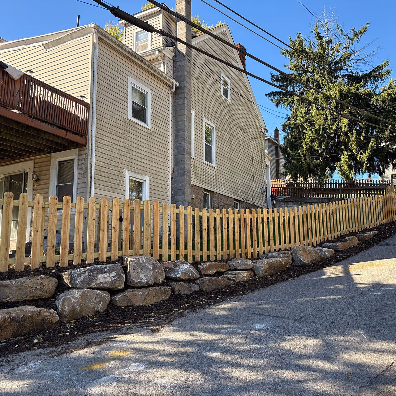 Stone retaining wall construction near me