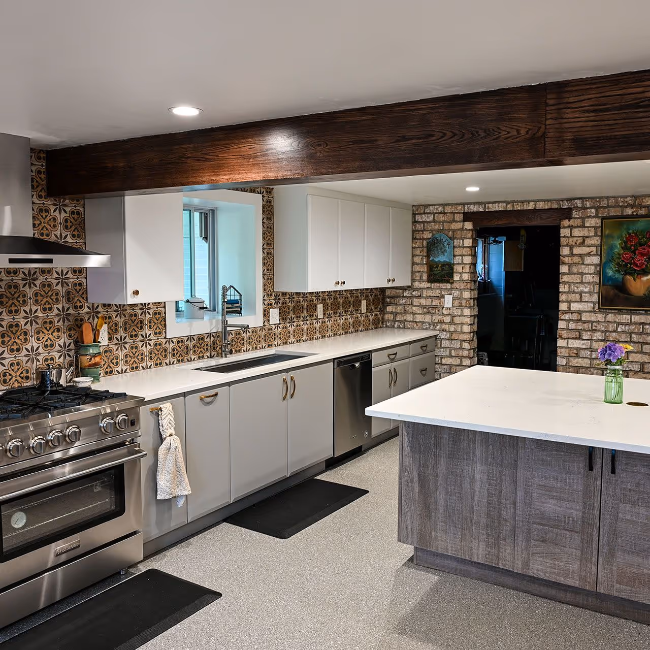 Kitchen remodel by Roth Custom Solutions with custom cabinets