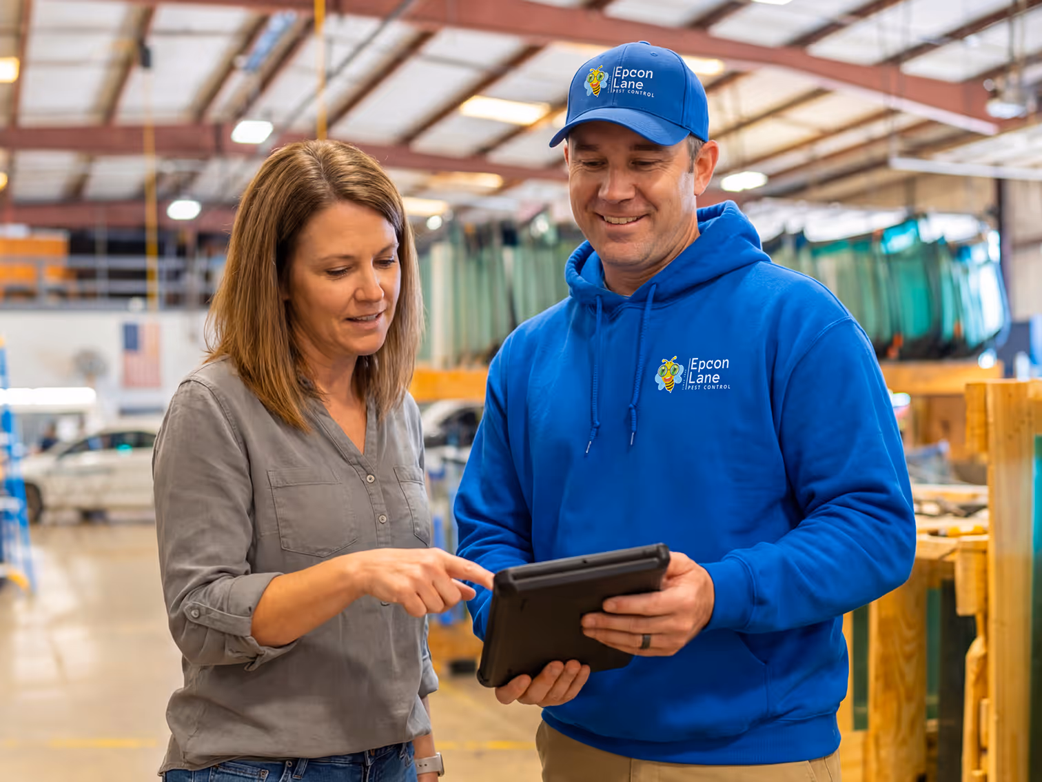 reporting commercial service results to an ohio business owner