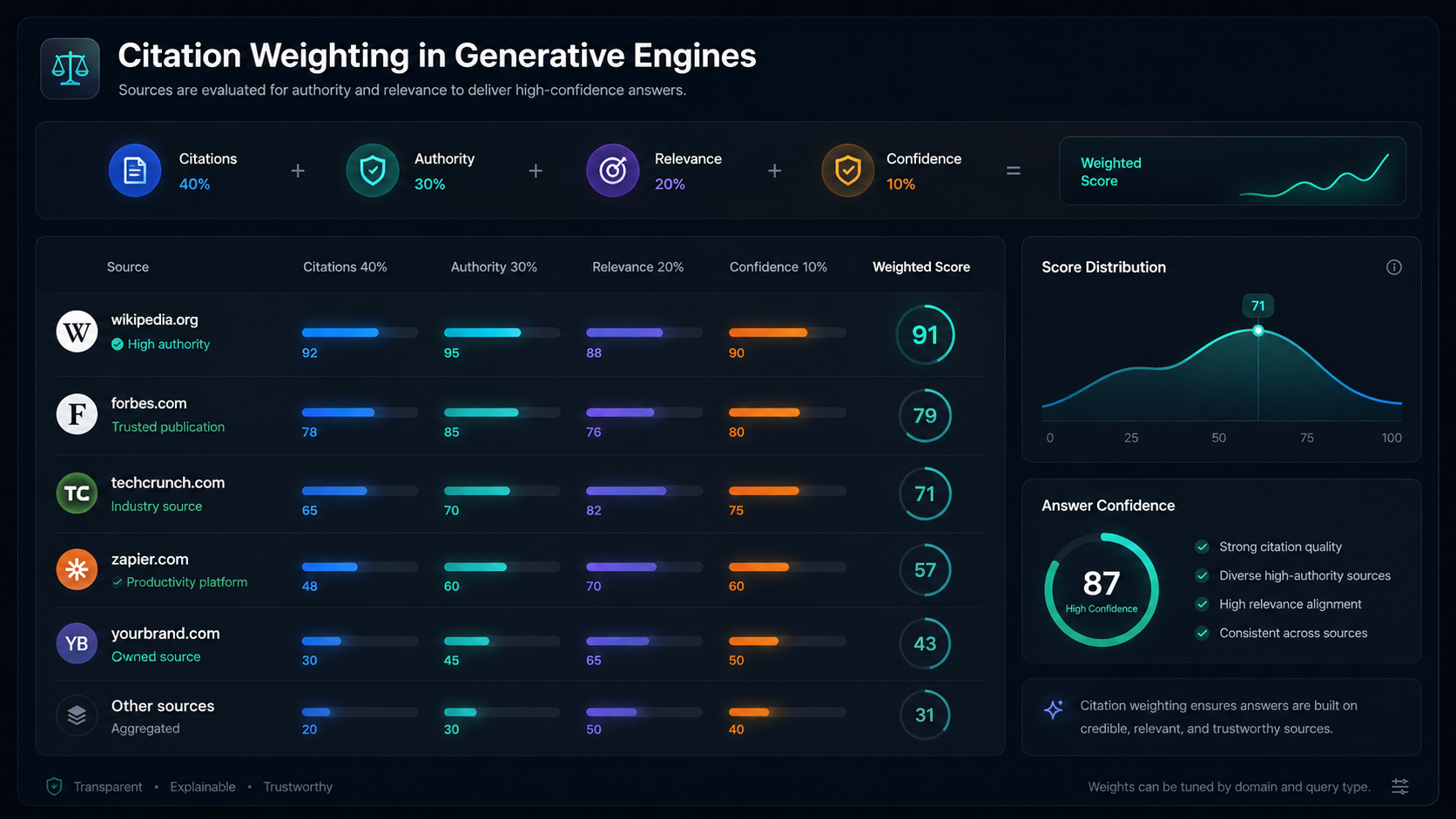 Content structure for AI retrieval workflow